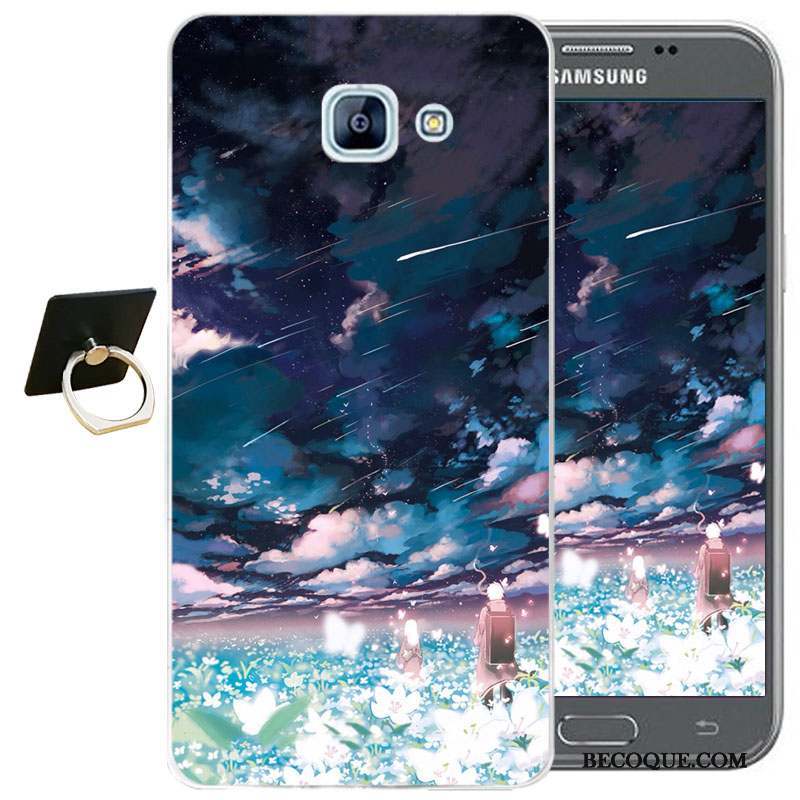 Samsung Galaxy A3 2017 Étui Protection Gaufrage Coque Silicone Dessin Animé