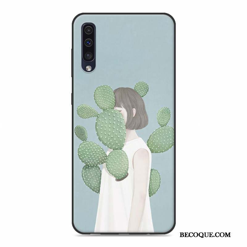 Samsung Galaxy A30s Blanc Fluide Doux Tendance Protection Étui Coque De Téléphone