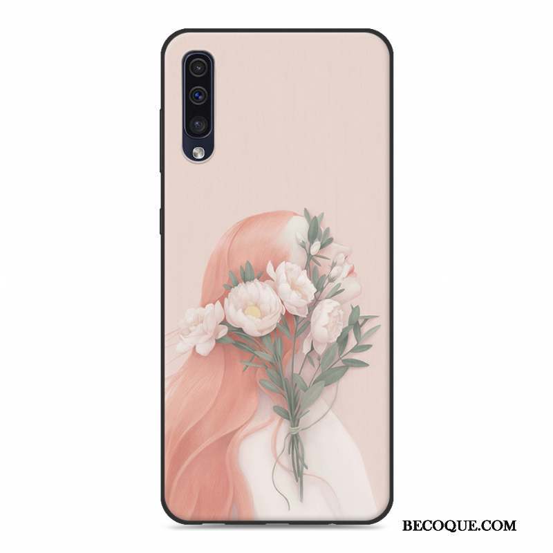 Samsung Galaxy A30s Blanc Fluide Doux Tendance Protection Étui Coque De Téléphone