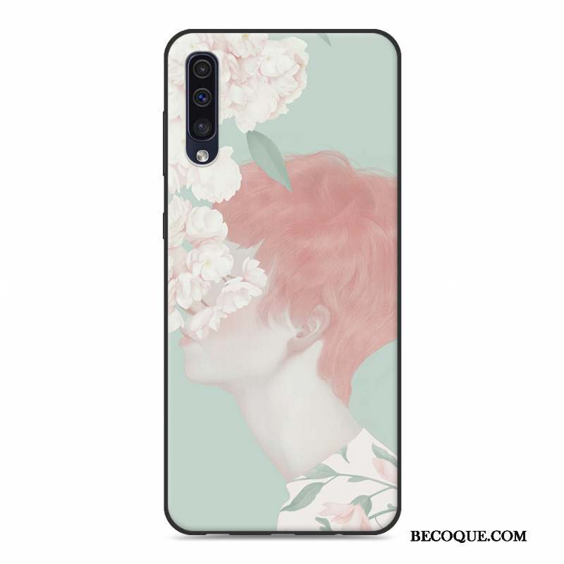 Samsung Galaxy A30s Blanc Fluide Doux Tendance Protection Étui Coque De Téléphone