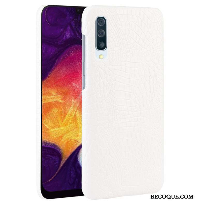 Samsung Galaxy A30s Cuir Coque De Téléphone Crocodile Modèle Difficile Étui Sac