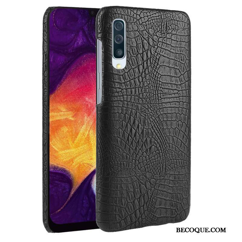 Samsung Galaxy A30s Cuir Coque De Téléphone Crocodile Modèle Difficile Étui Sac