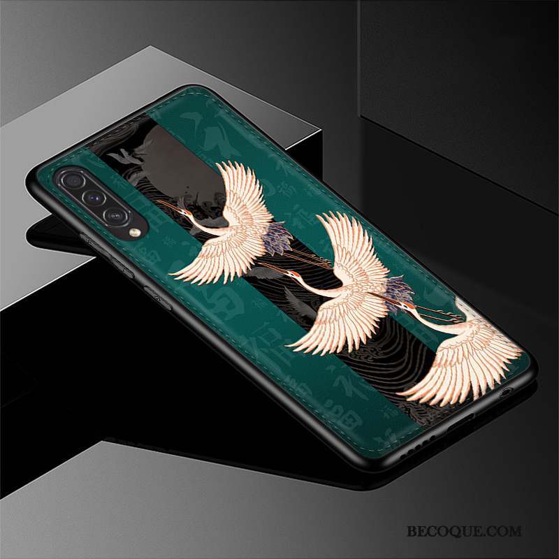 Samsung Galaxy A30s Protection Créatif Modèle Fleurie Cuir Coque De Téléphone Marque De Tendance