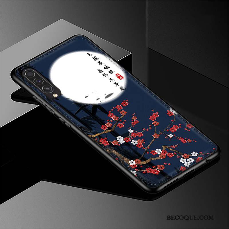 Samsung Galaxy A30s Protection Créatif Modèle Fleurie Cuir Coque De Téléphone Marque De Tendance