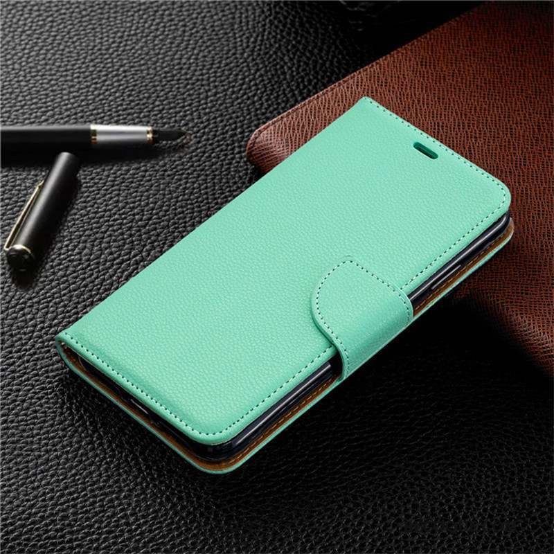 Samsung Galaxy A30s Tout Compris Protection Portefeuille Vert Coque Tendance