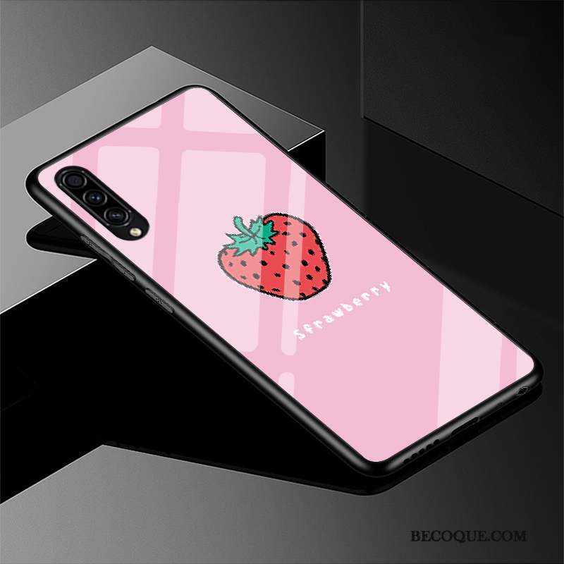 Samsung Galaxy A30s Étui Verre Dessin Animé Charmant Coque De Téléphone Simple