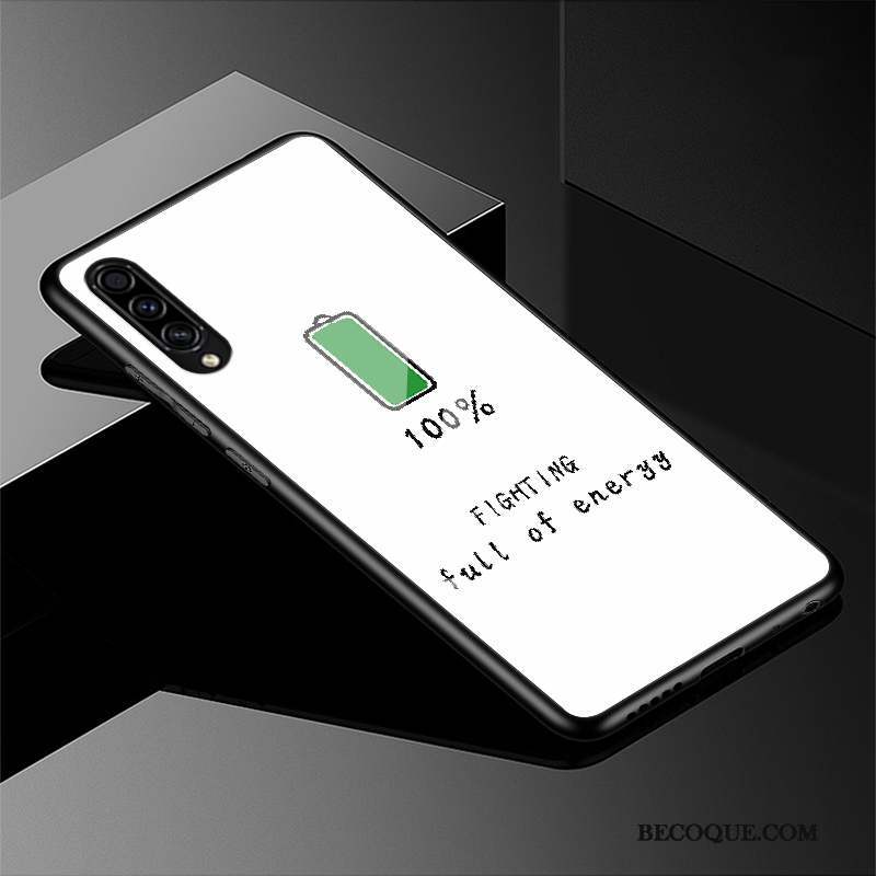 Samsung Galaxy A30s Étui Verre Dessin Animé Charmant Coque De Téléphone Simple