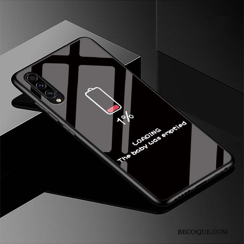 Samsung Galaxy A30s Étui Verre Dessin Animé Charmant Coque De Téléphone Simple