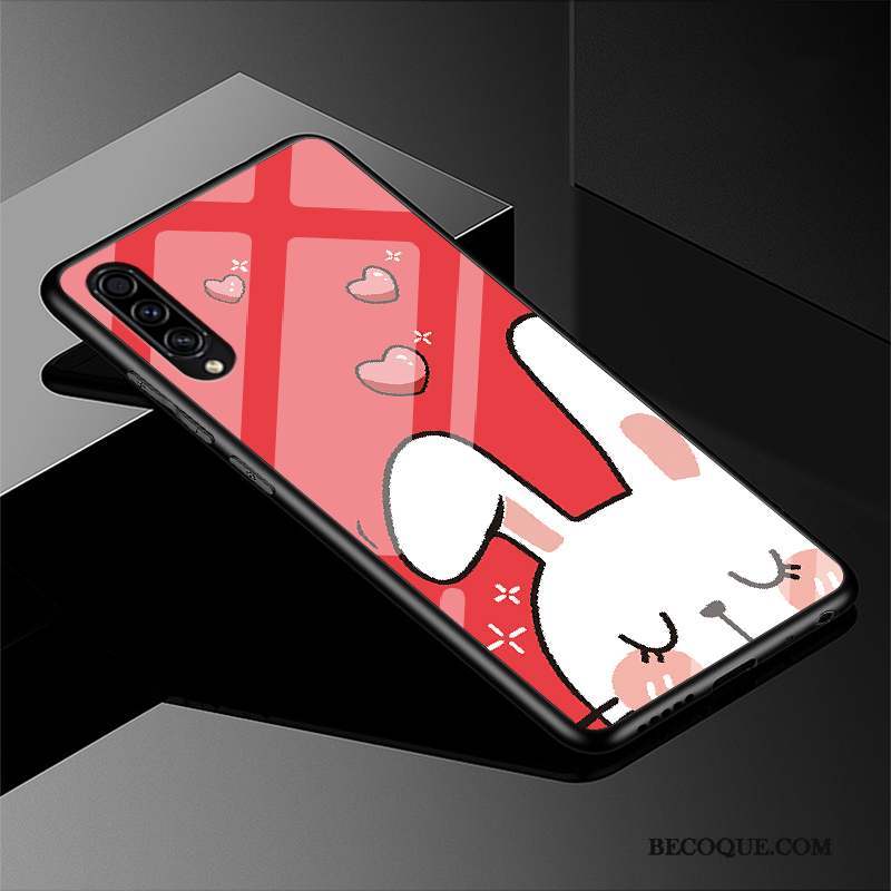 Samsung Galaxy A30s Étui Verre Dessin Animé Charmant Coque De Téléphone Simple