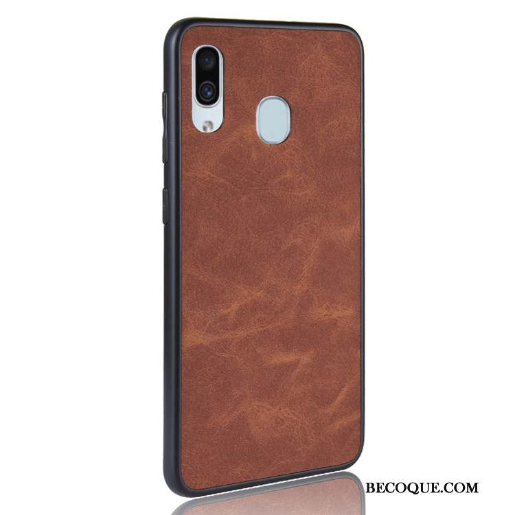 Samsung Galaxy A40 Protection Tout Compris Cuir Coque De Téléphone Étui Tendance