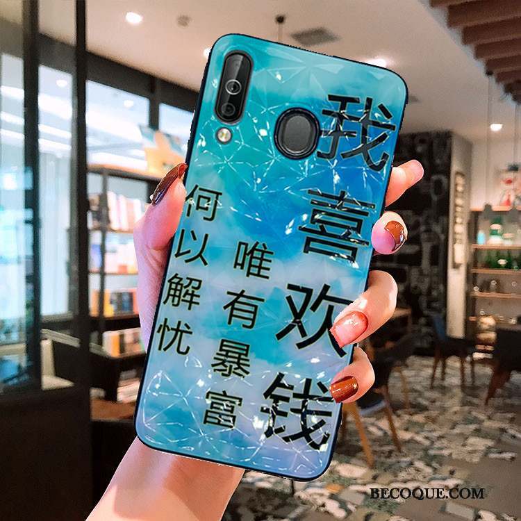 Samsung Galaxy A40s Modèle Fleurie Coque De Téléphone Téléphone Portable Étui Rouge
