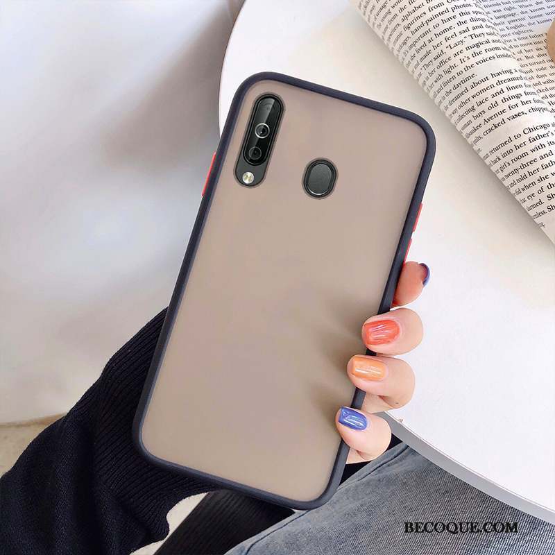 Samsung Galaxy A40s Étui Difficile Protection Coque Délavé En Daim Tendance