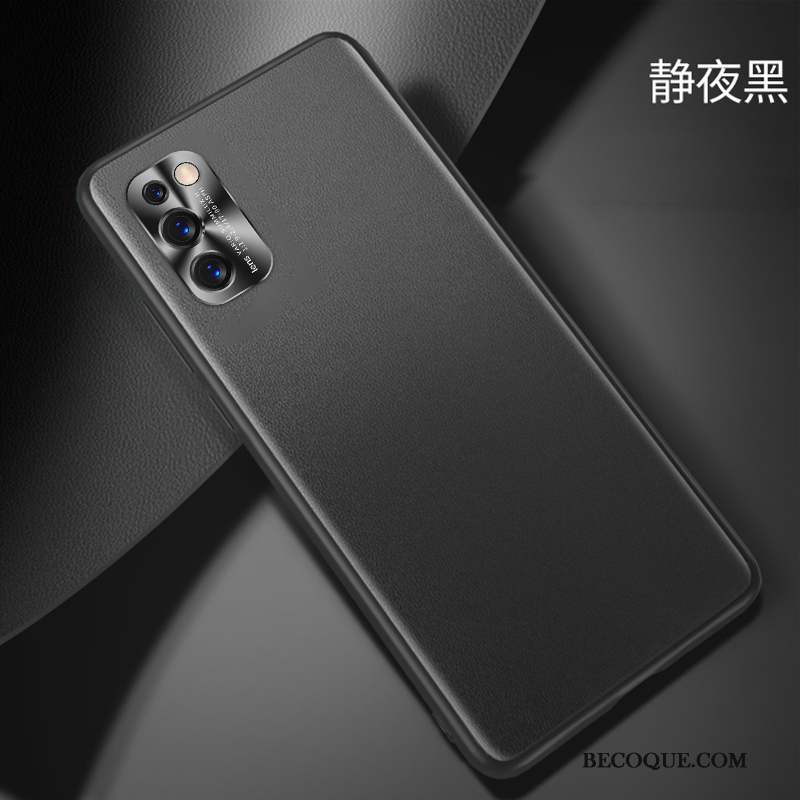 Samsung Galaxy A41 Coque Personnalité Incassable Vent Luxe Légères Cuir Véritable