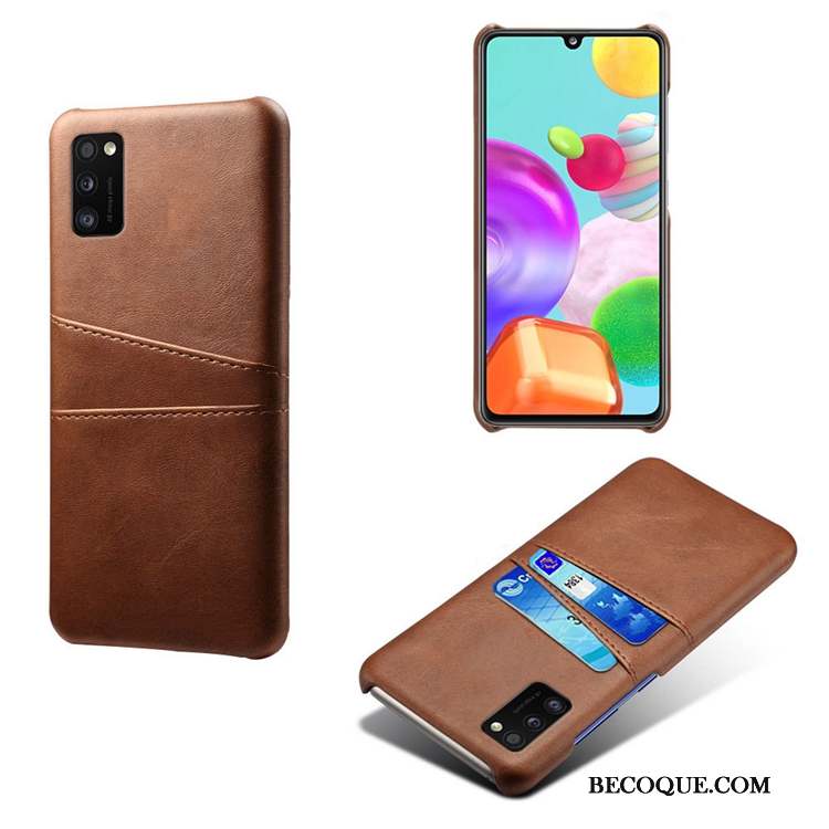 Samsung Galaxy A41 Coque Personnalité Protection Étui Incassable Sac Carte