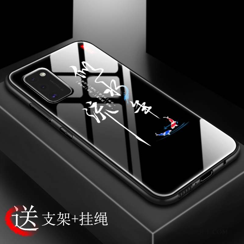 Samsung Galaxy A41 Style Chinois Tempérer Personnalisé Rouge Coque De Téléphone Modèle