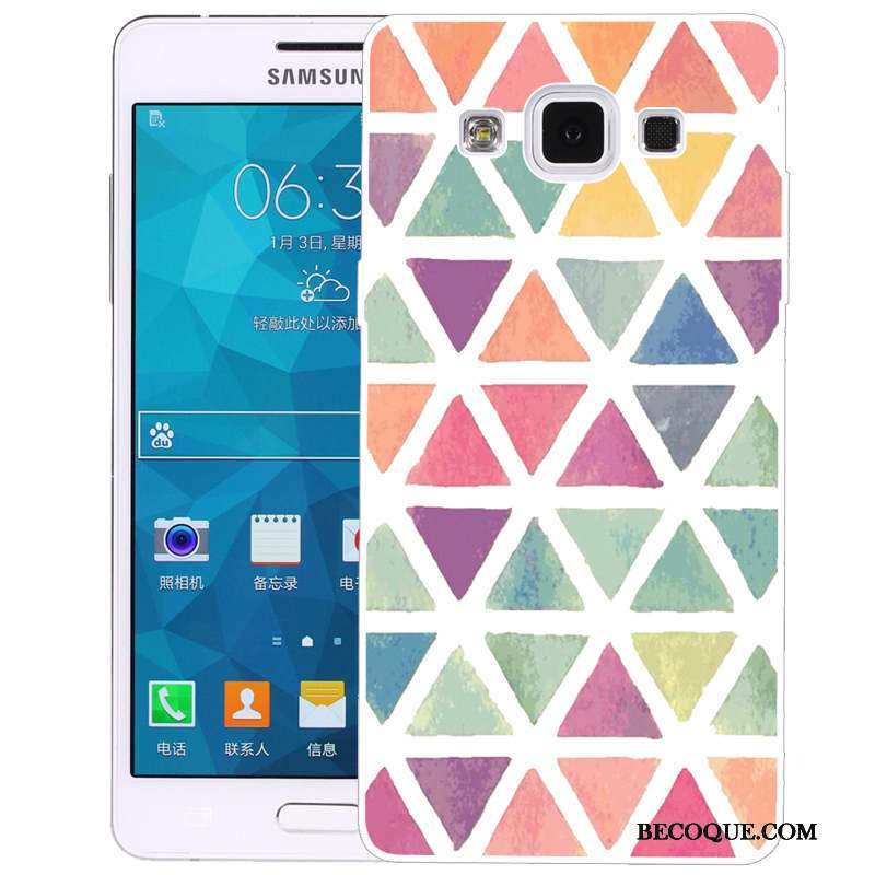 Samsung Galaxy A5 2015 Coque Fluide Doux Téléphone Portable Dessin Animé De Téléphone Rose