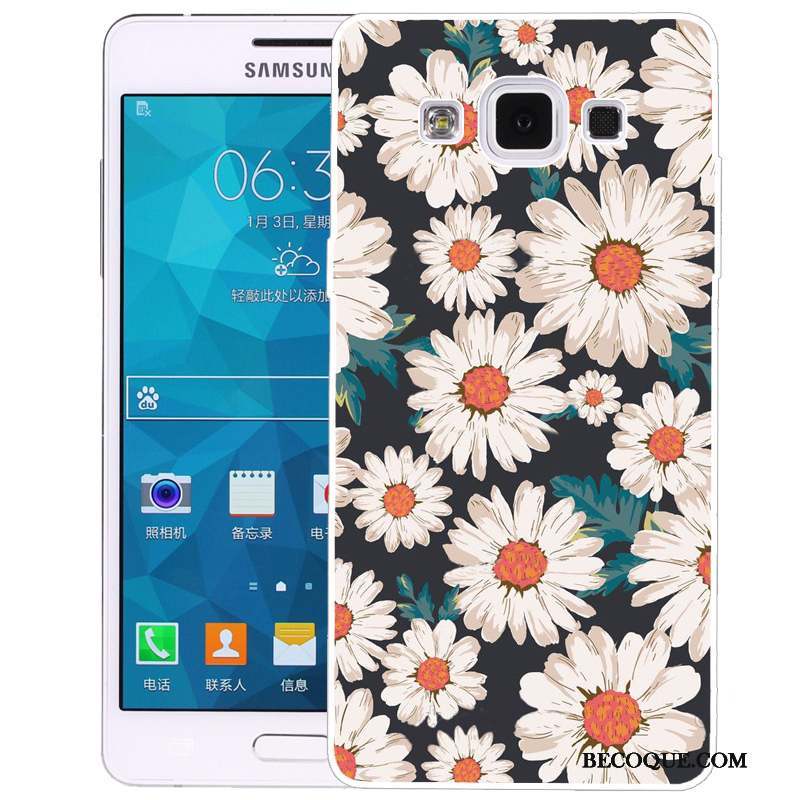 Samsung Galaxy A5 2015 Coque Fluide Doux Téléphone Portable Dessin Animé De Téléphone Rose