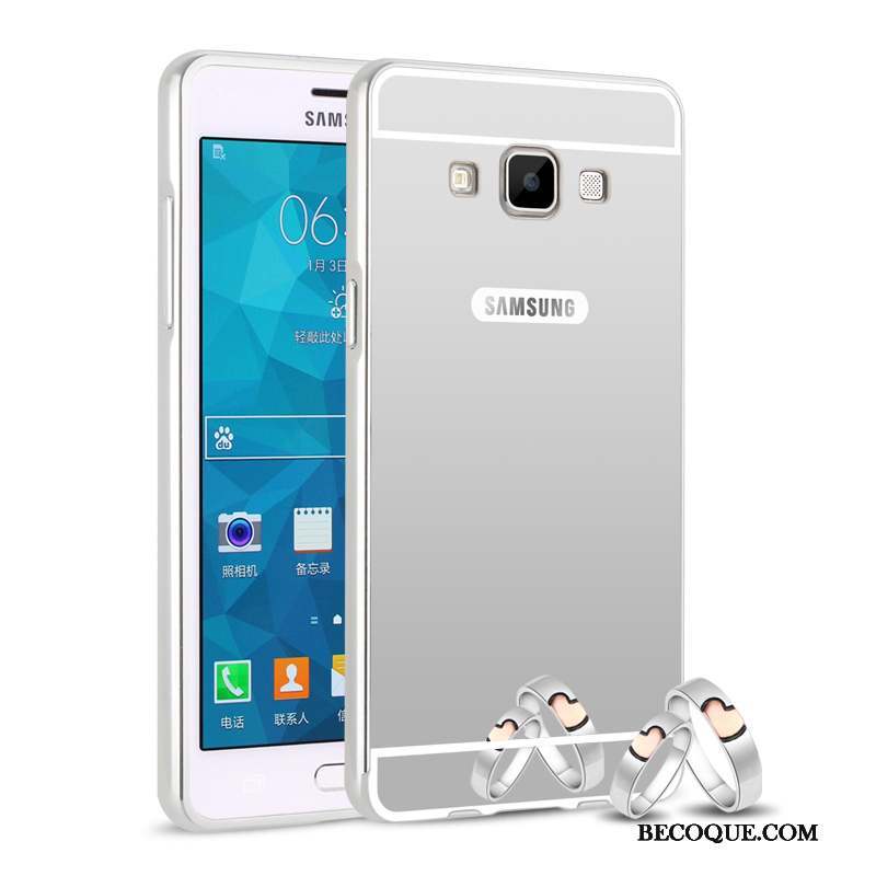 Samsung Galaxy A5 2015 Coque Incassable Couvercle Arrière Border Noir Étui Protection