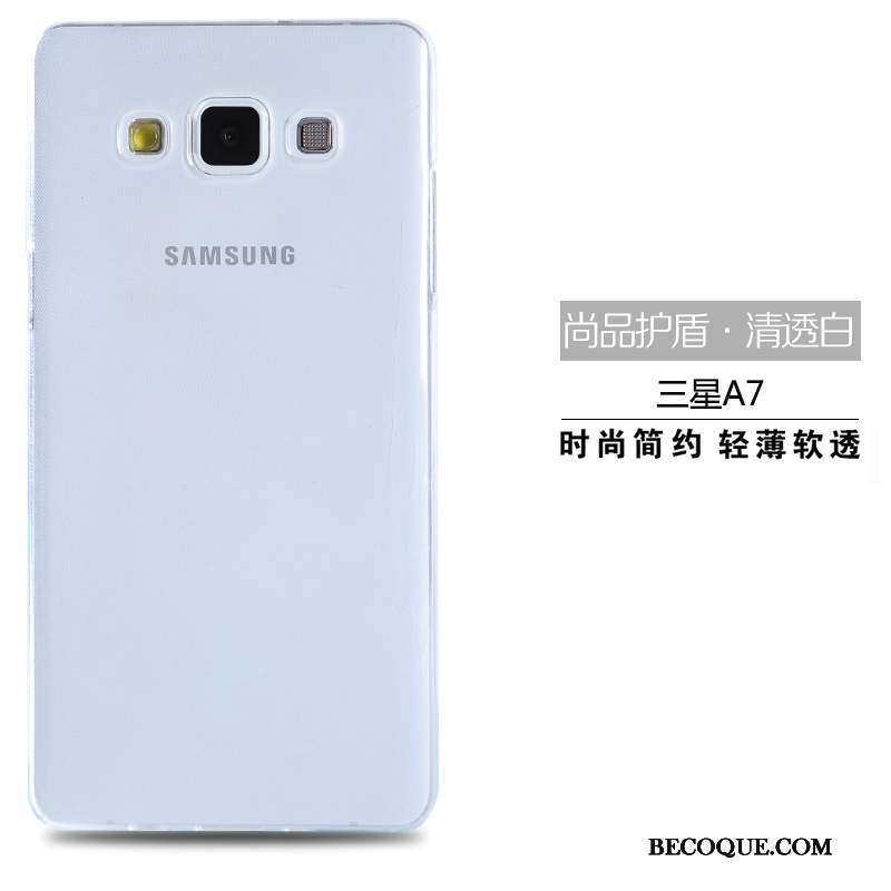 Samsung Galaxy A5 2015 Fluide Doux Transparent Silicone Coque De Téléphone Légères Rose