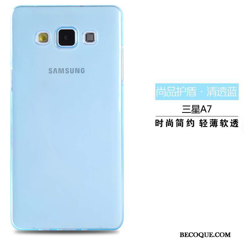 Samsung Galaxy A5 2015 Fluide Doux Transparent Silicone Coque De Téléphone Légères Rose