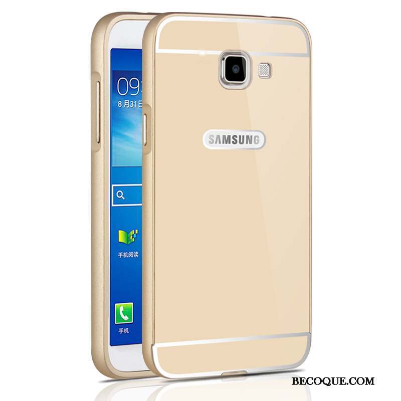 Samsung Galaxy A5 2016 Border Protection Argent Métal Coque Incassable