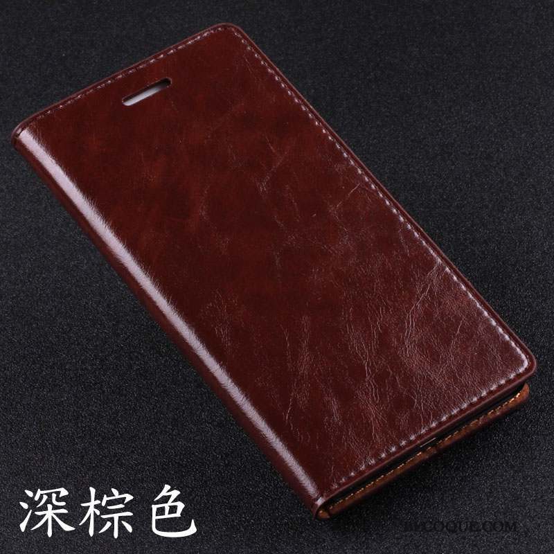 Samsung Galaxy A5 2016 Coque Nouveau Housse Téléphone Portable Cuir Véritable Vin Rouge Protection