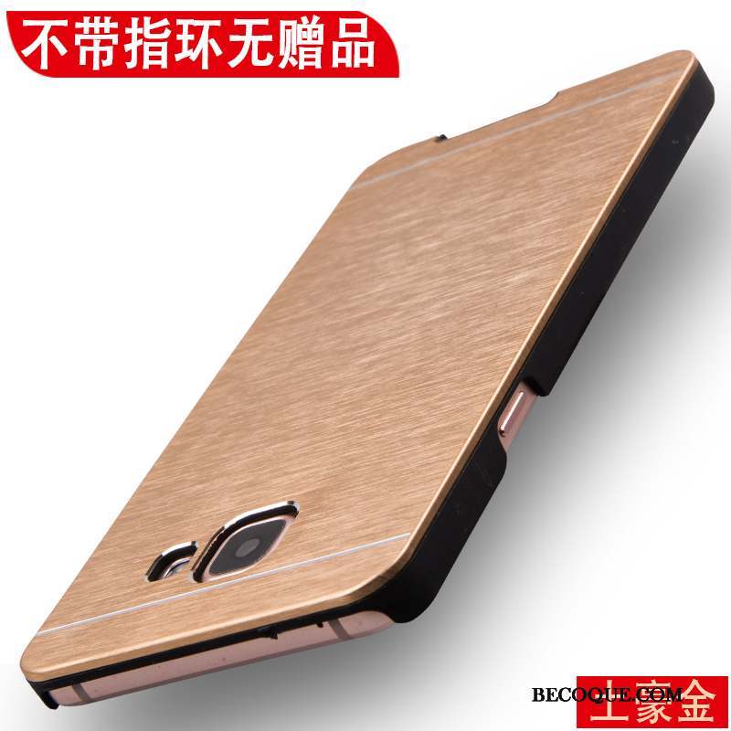 Samsung Galaxy A5 2016 Coque Personnalité Étui Incassable Difficile Tendance Or