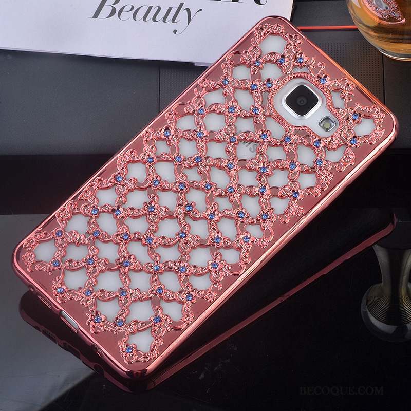 Samsung Galaxy A5 2016 Coque Étui Strass Tout Compris Incassable Silicone Support