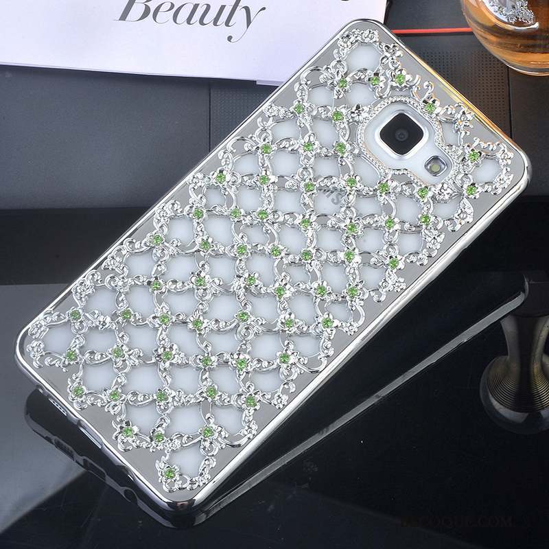 Samsung Galaxy A5 2016 Coque Étui Strass Tout Compris Incassable Silicone Support