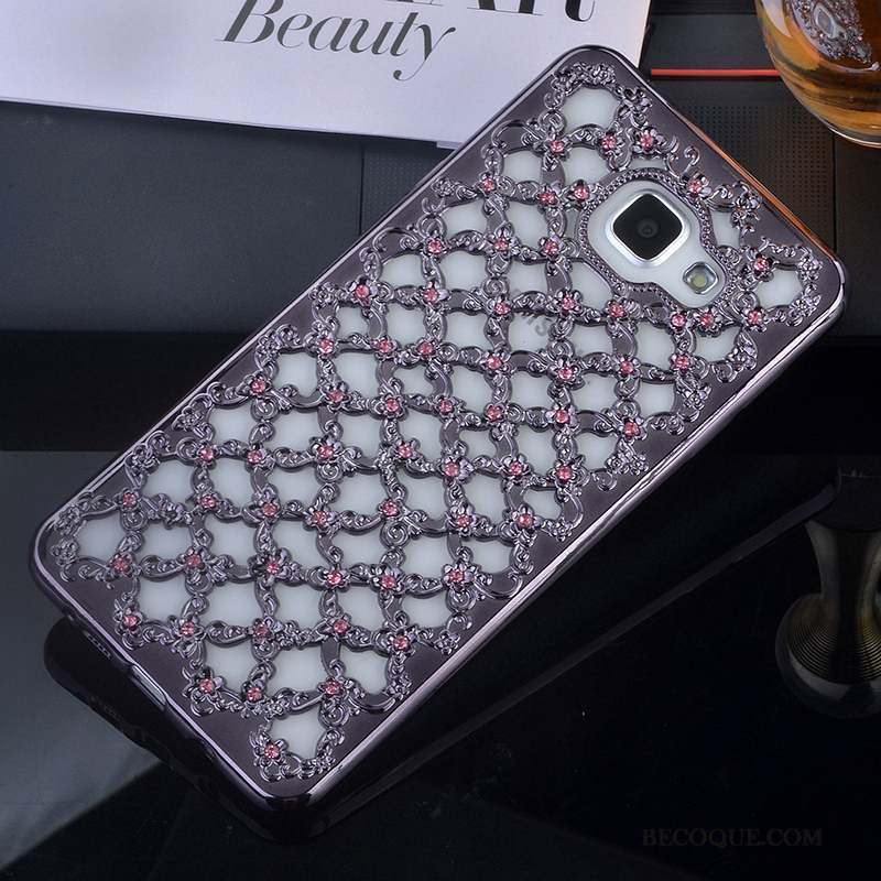 Samsung Galaxy A5 2016 Coque Étui Strass Tout Compris Incassable Silicone Support