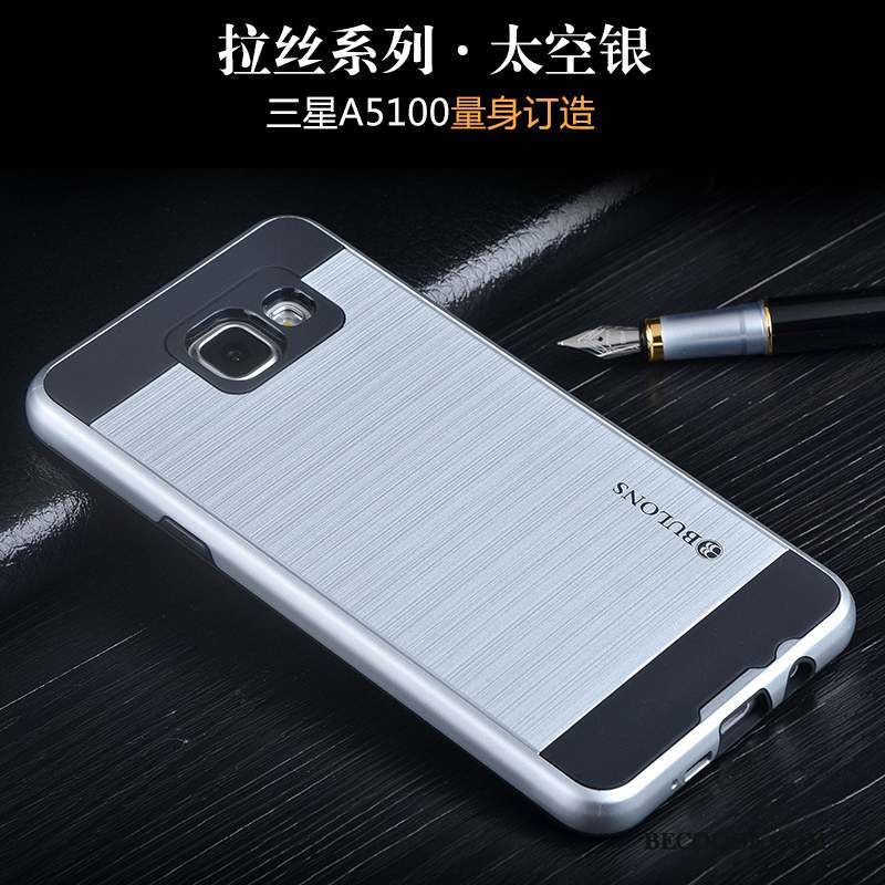 Samsung Galaxy A5 2016 Téléphone Portable Gris Étui Coque De Téléphone Silicone Incassable