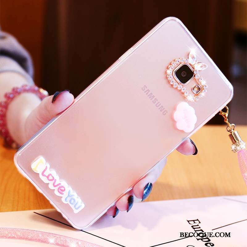 Samsung Galaxy A5 2016 Étui Dessin Animé Coque De Téléphone Rose Charmant Tout Compris