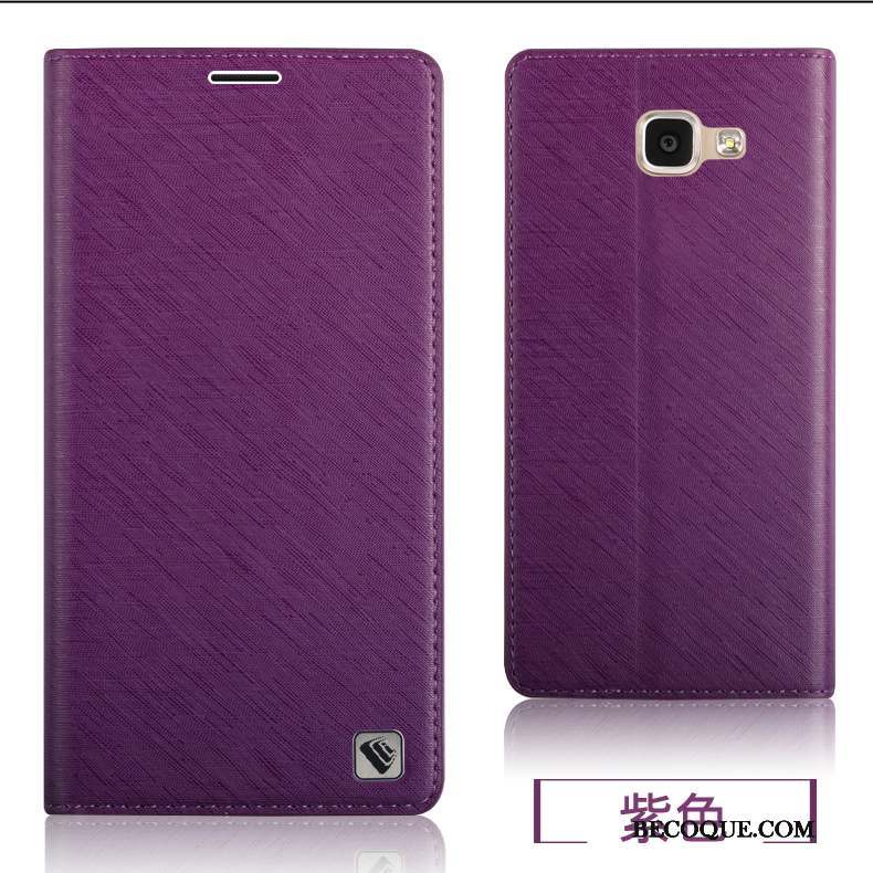 Samsung Galaxy A5 2016 Étui En Cuir Coque Fluide Doux Silicone Tout Compris Marron