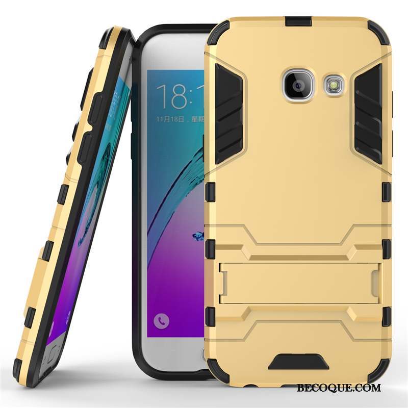 Samsung Galaxy A5 2017 Incassable Coque Protection Silicone Bleu Étui