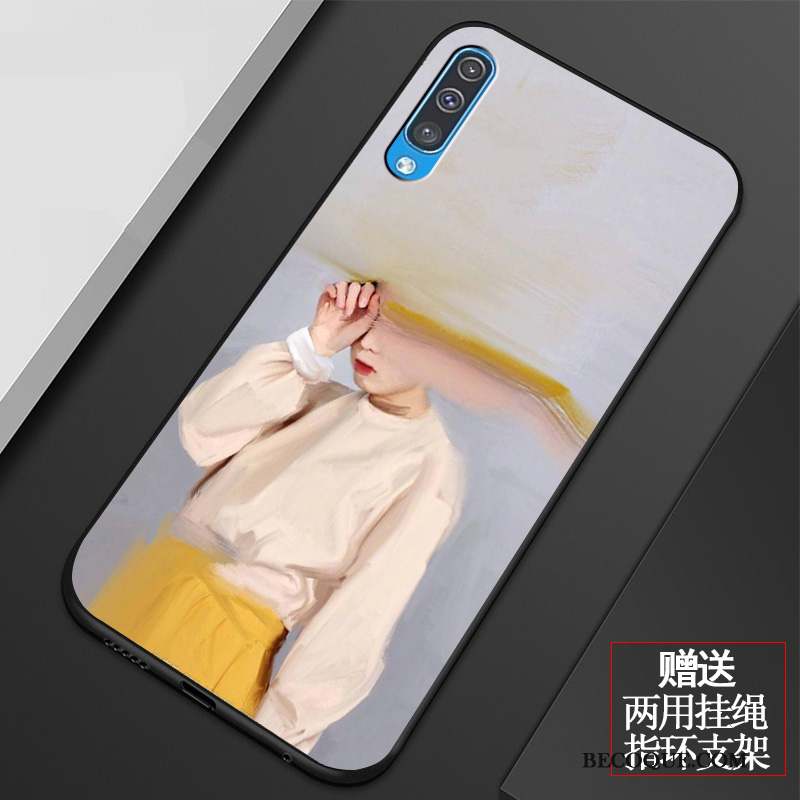 Samsung Galaxy A50 Bleu Incassable Protection Coque De Téléphone Charmant Dessin Animé