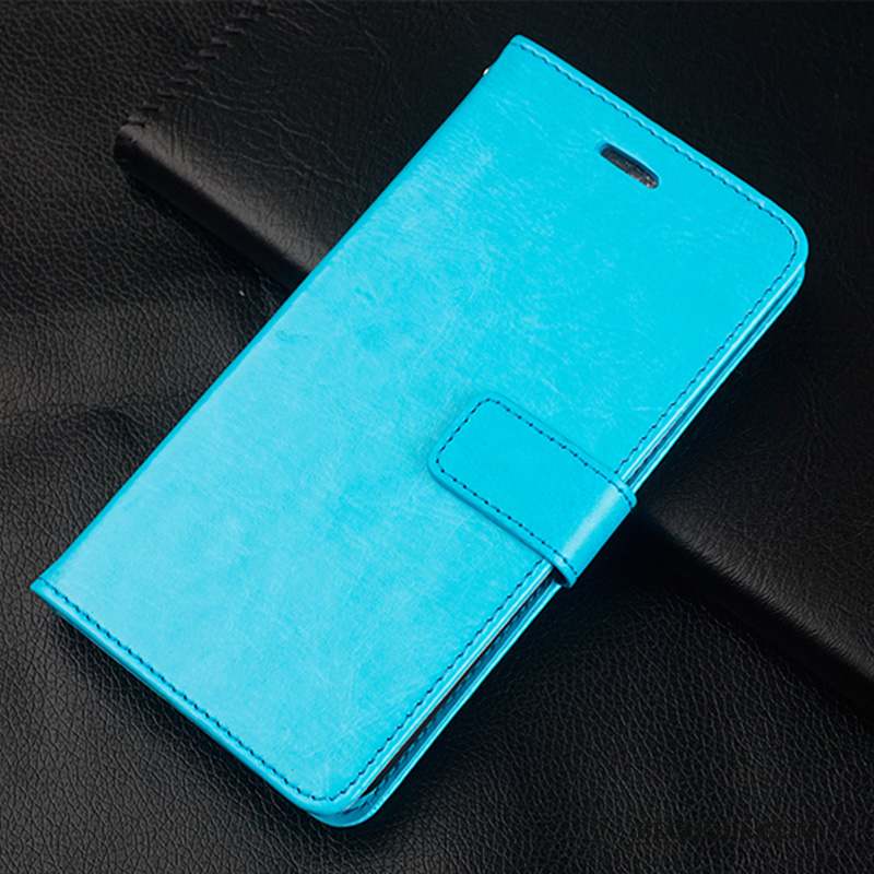 Samsung Galaxy A50 Bleu Marin Incassable Housse Coque De Téléphone Étui En Cuir