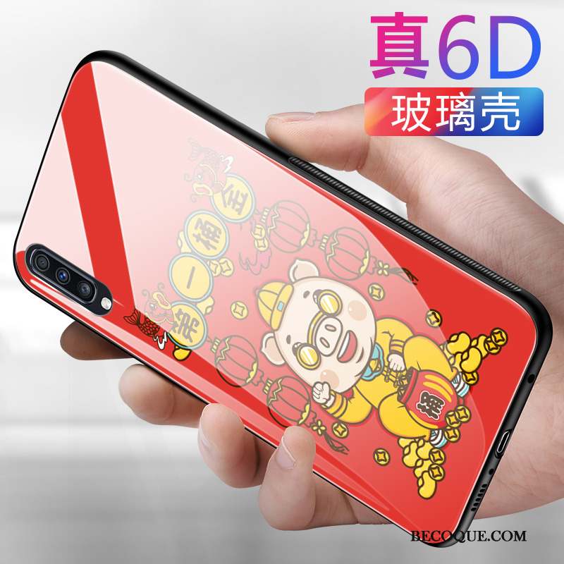 Samsung Galaxy A50 Coque Créatif Incassable Charmant Dessin Animé Fluide Doux Étui