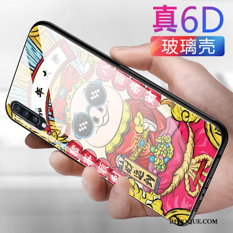 Samsung Galaxy A50 Coque Créatif Incassable Charmant Dessin Animé Fluide Doux Étui