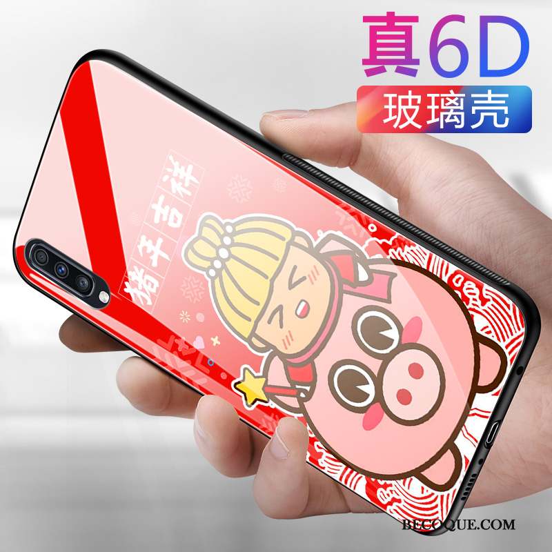 Samsung Galaxy A50 Coque Créatif Incassable Charmant Dessin Animé Fluide Doux Étui