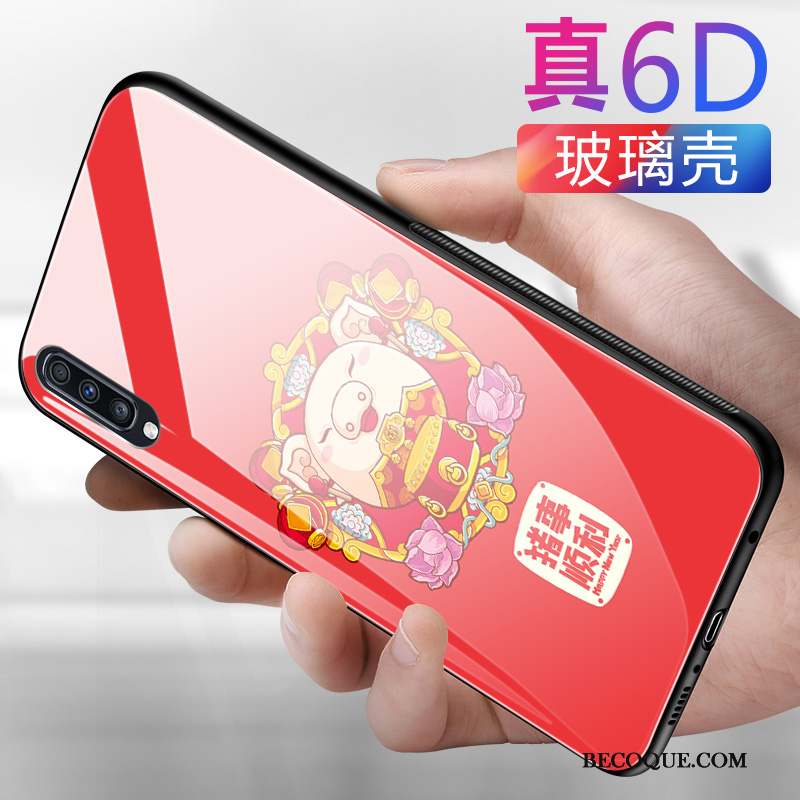 Samsung Galaxy A50 Coque Créatif Incassable Charmant Dessin Animé Fluide Doux Étui