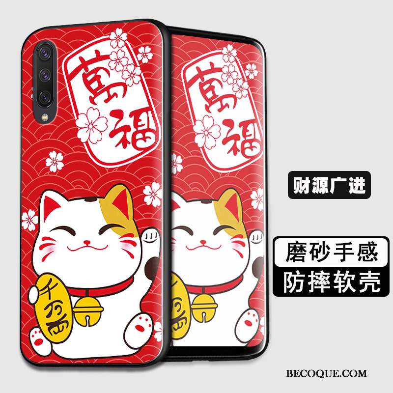 Samsung Galaxy A50 Coque De Téléphone Créatif Dessin Animé Personnalité Charmant Bleu