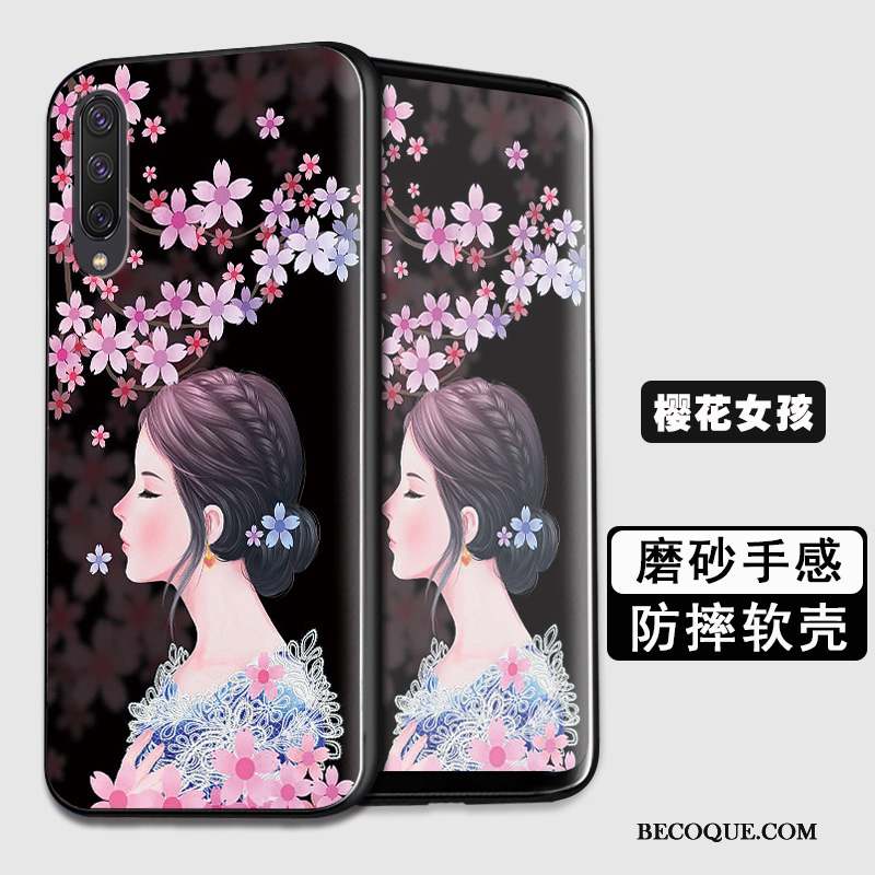 Samsung Galaxy A50 Coque De Téléphone Créatif Dessin Animé Personnalité Charmant Bleu