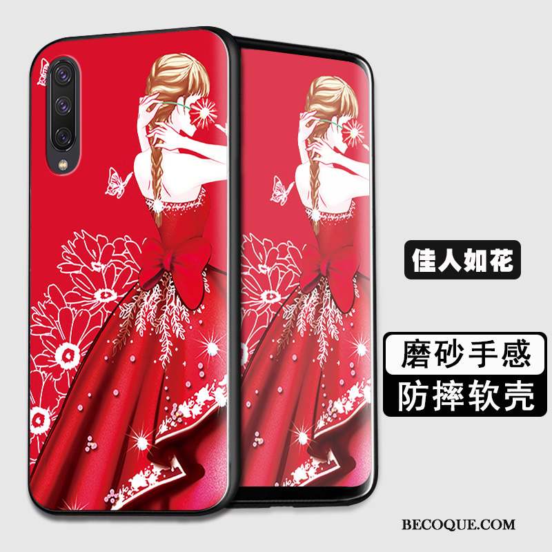 Samsung Galaxy A50 Coque De Téléphone Créatif Dessin Animé Personnalité Charmant Bleu