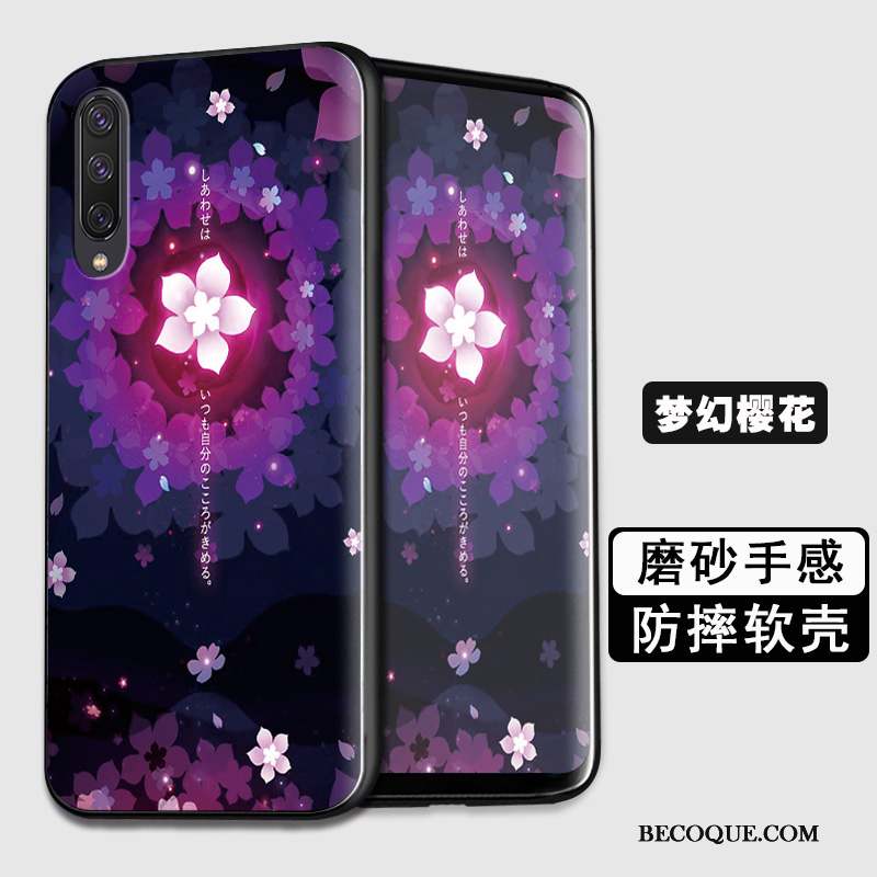 Samsung Galaxy A50 Coque De Téléphone Créatif Dessin Animé Personnalité Charmant Bleu