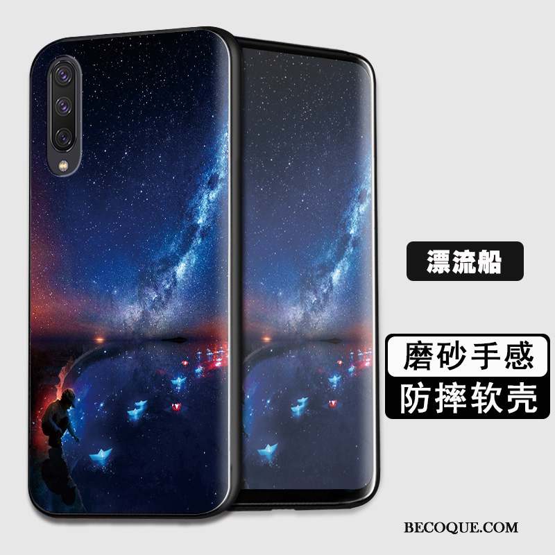 Samsung Galaxy A50 Coque De Téléphone Créatif Dessin Animé Personnalité Charmant Bleu