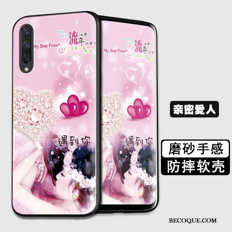 Samsung Galaxy A50 Coque De Téléphone Créatif Dessin Animé Personnalité Charmant Bleu