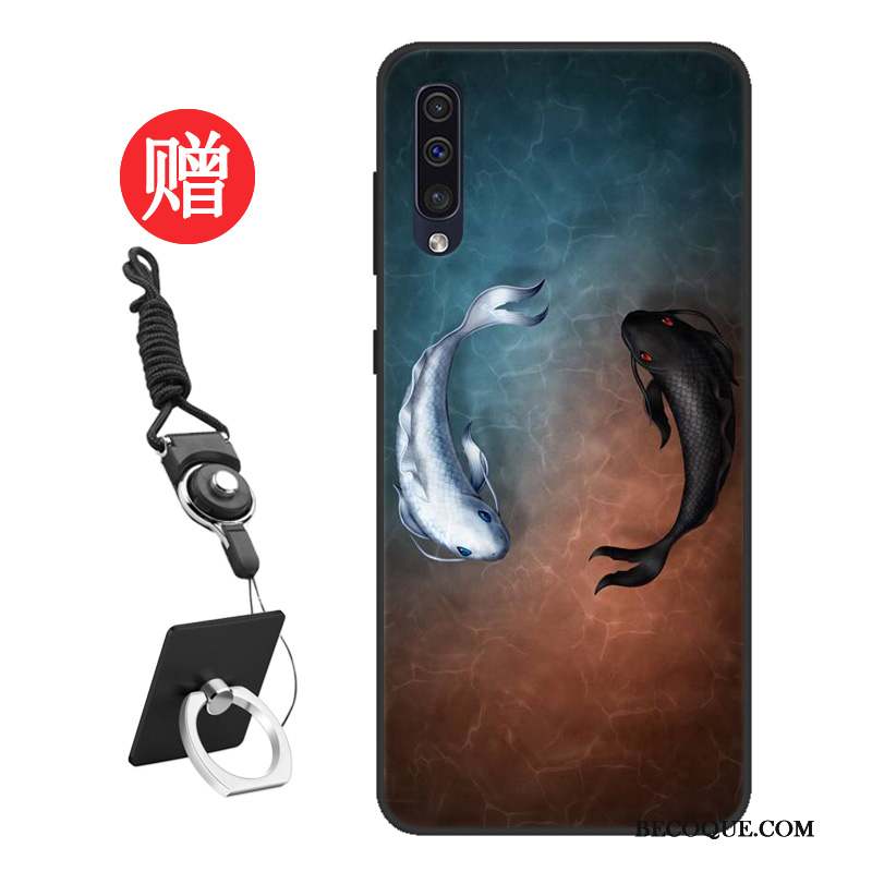 Samsung Galaxy A50 Coque De Téléphone Fluide Doux Étui Membrane Tout Compris Tempérer