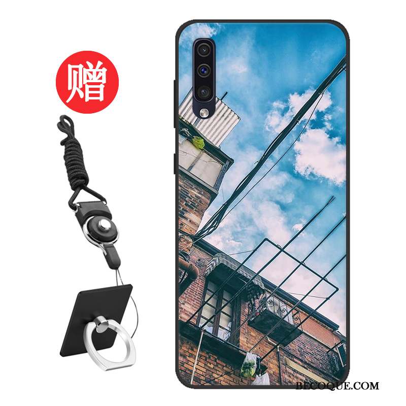 Samsung Galaxy A50 Coque De Téléphone Fluide Doux Étui Membrane Tout Compris Tempérer