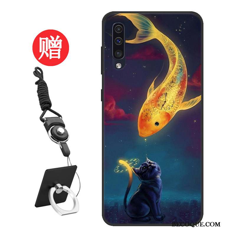 Samsung Galaxy A50 Coque De Téléphone Fluide Doux Étui Membrane Tout Compris Tempérer