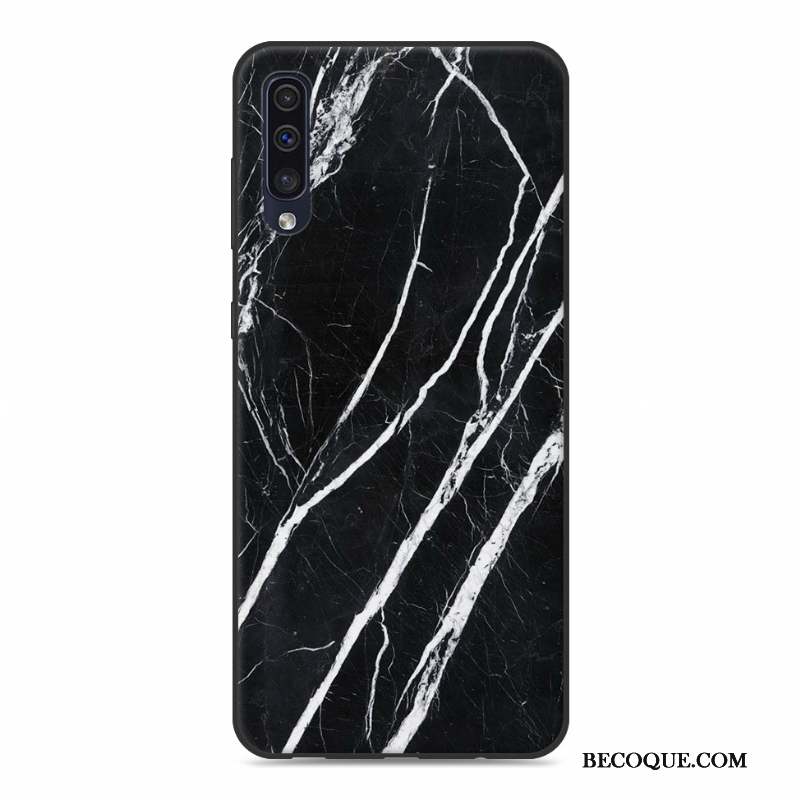 Samsung Galaxy A50 Coque En Silicone Incassable De Téléphone Nouveau Tendance Bleu Marin